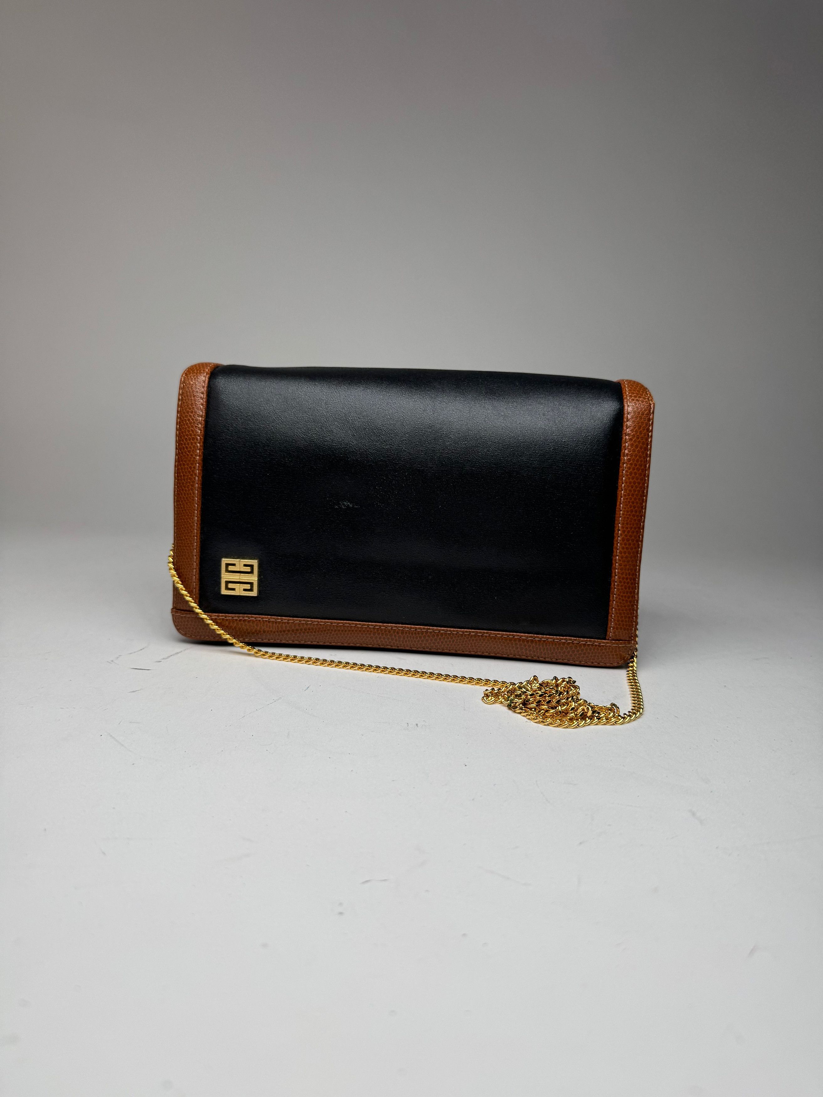 Givenchy Vintage 4G Leather Bag Black Brown Size ONE SIZE - 10 Thumbnail