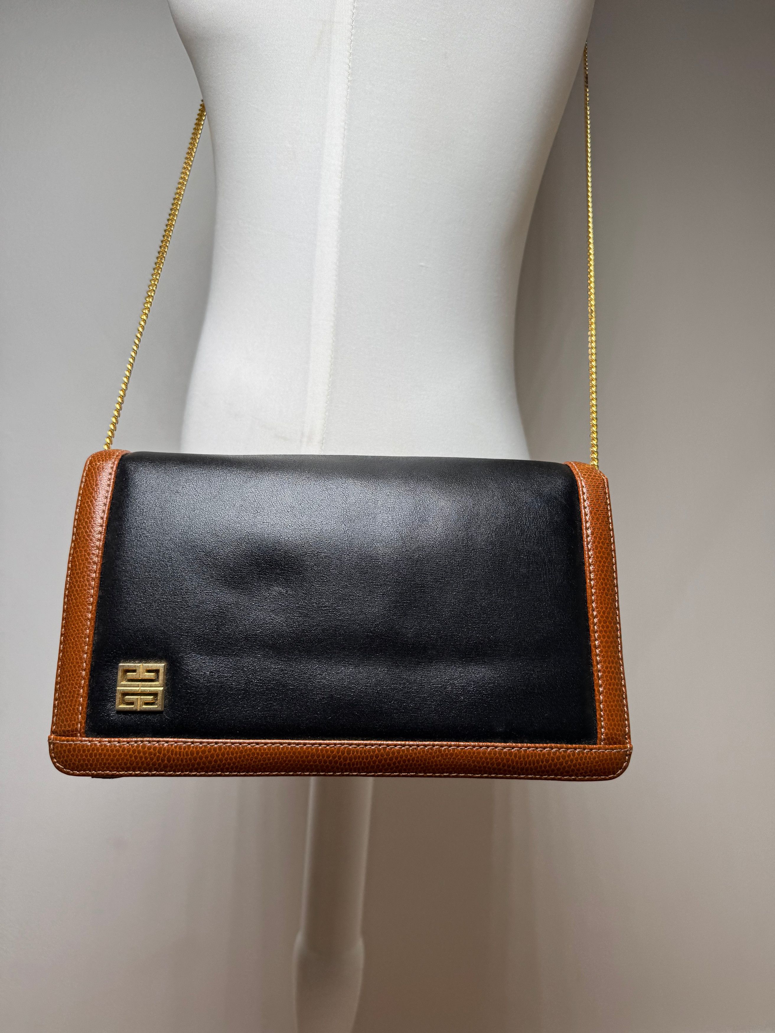 Givenchy Vintage 4G Leather Bag Black Brown Size ONE SIZE - 15 Thumbnail