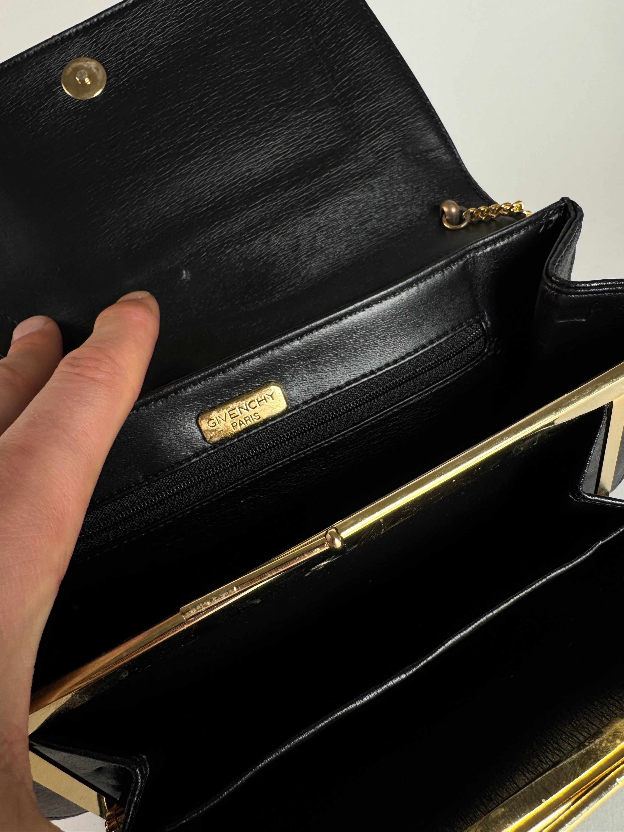 Givenchy Vintage 4G Leather Bag Black Brown Size ONE SIZE - 5 Thumbnail