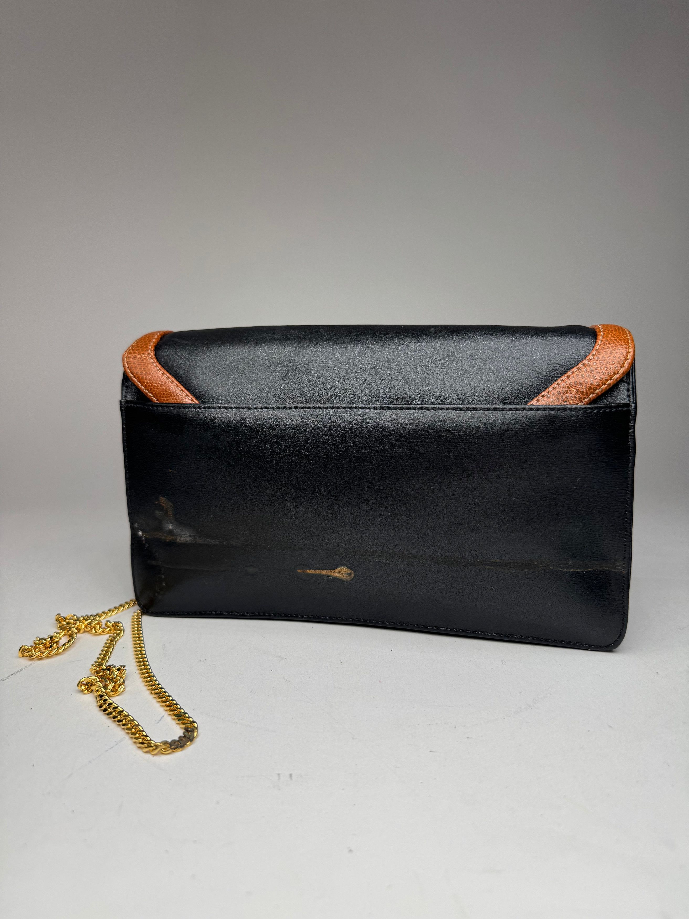 Givenchy Vintage 4G Leather Bag Black Brown Size ONE SIZE - 3 Thumbnail