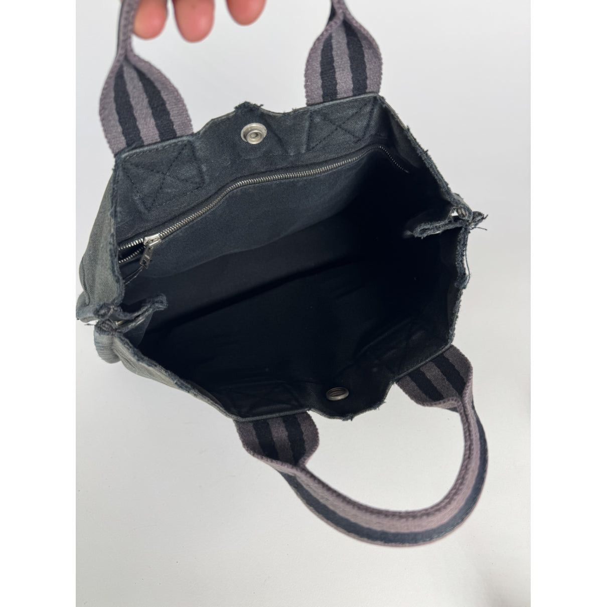 Other Hermès Black Cotton Handbag Size ONE SIZE - 2 Thumbnail