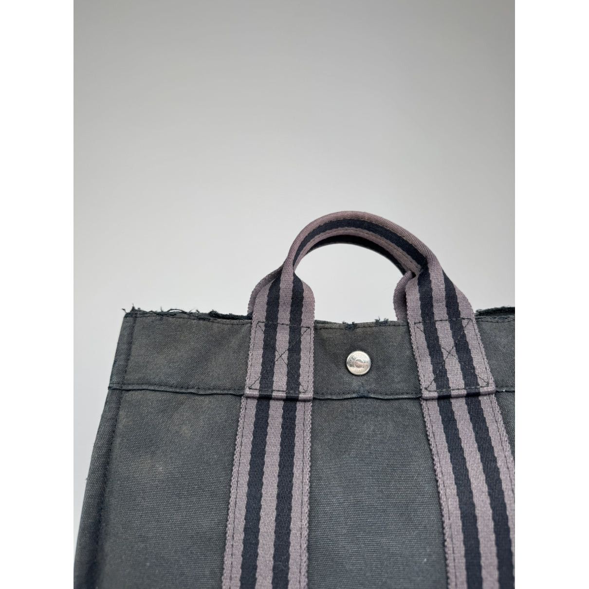 Other Hermès Black Cotton Handbag Size ONE SIZE - 4 Thumbnail