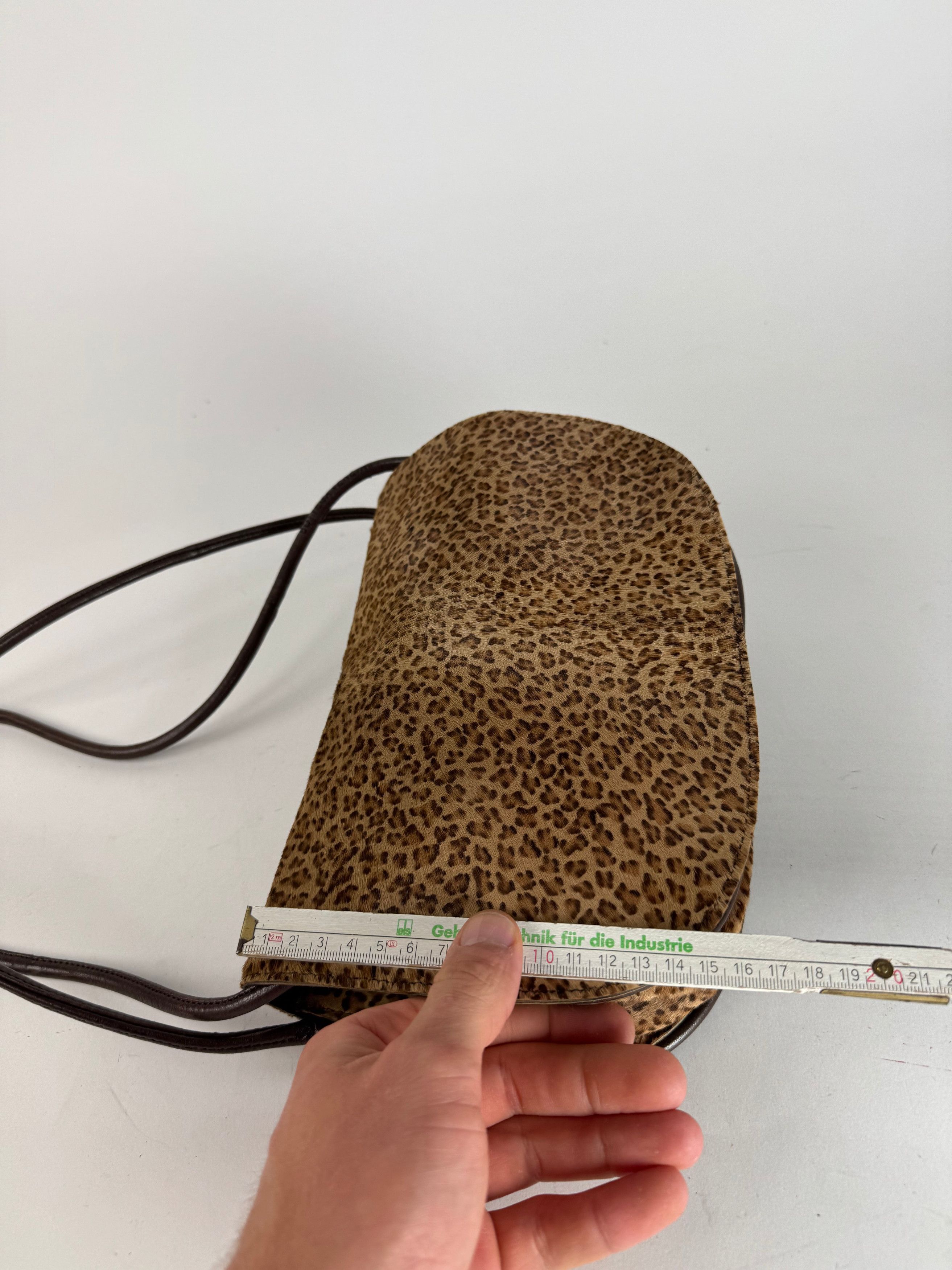 Bottega Veneta Vintage Fur Leather Bag Leopard Brown Size ONE SIZE - 13 Thumbnail