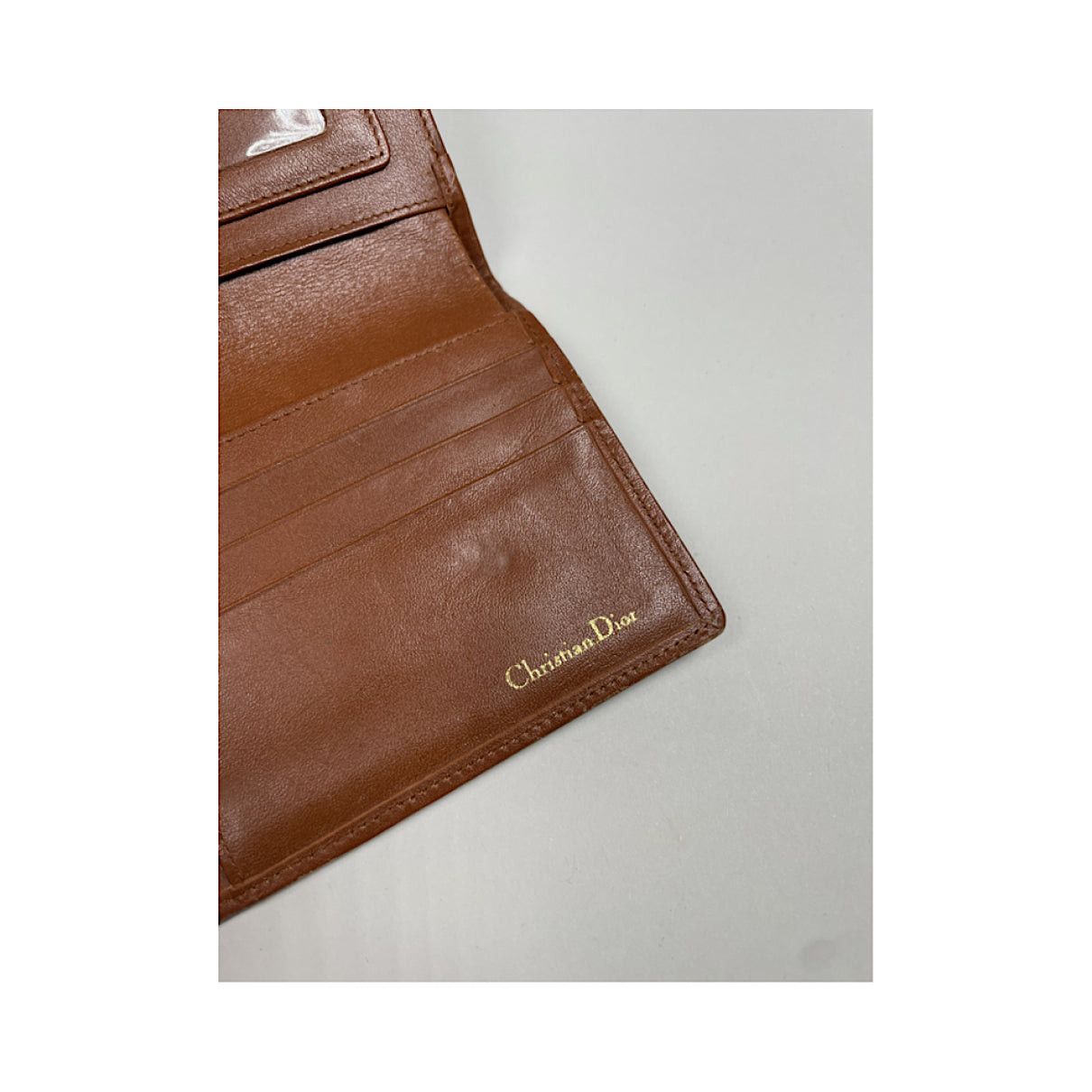 Dior 30 Montaigne Grey Leather Wallet Size ONE SIZE - 5 Thumbnail