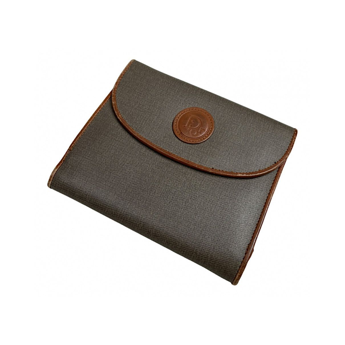 Dior 30 Montaigne Grey Leather Wallet Size ONE SIZE - 2 Thumbnail
