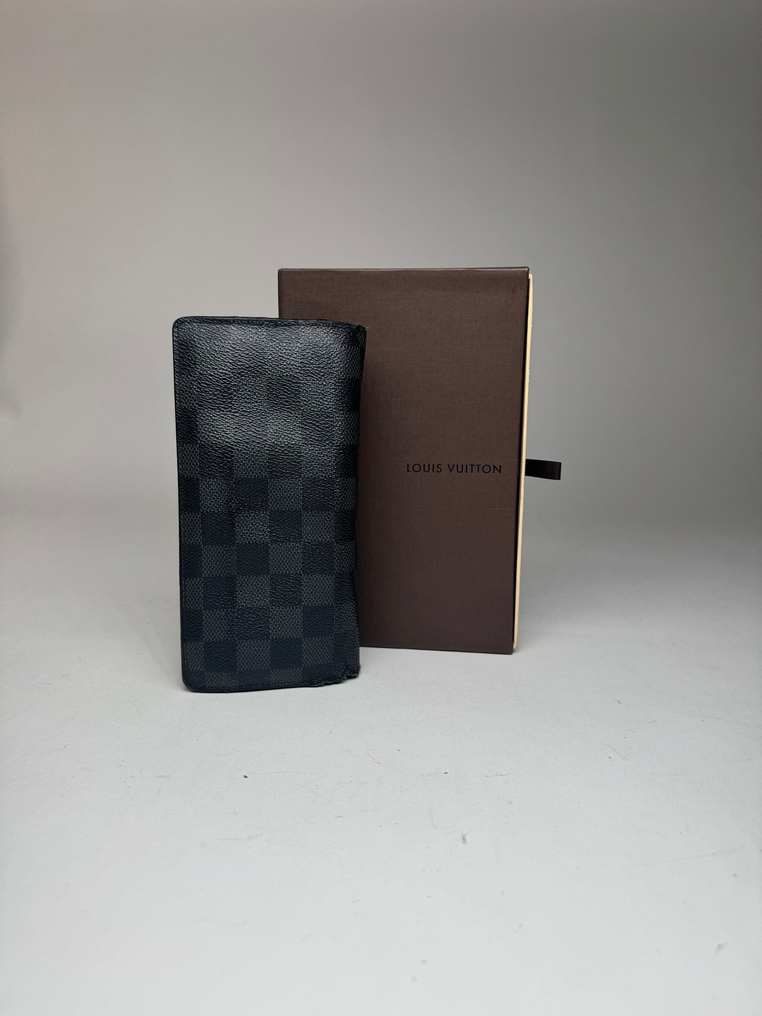 Louis Vuitton Vintage Damier Leather Card Holder / ID Holder black Size ONE SIZE - 12 Thumbnail