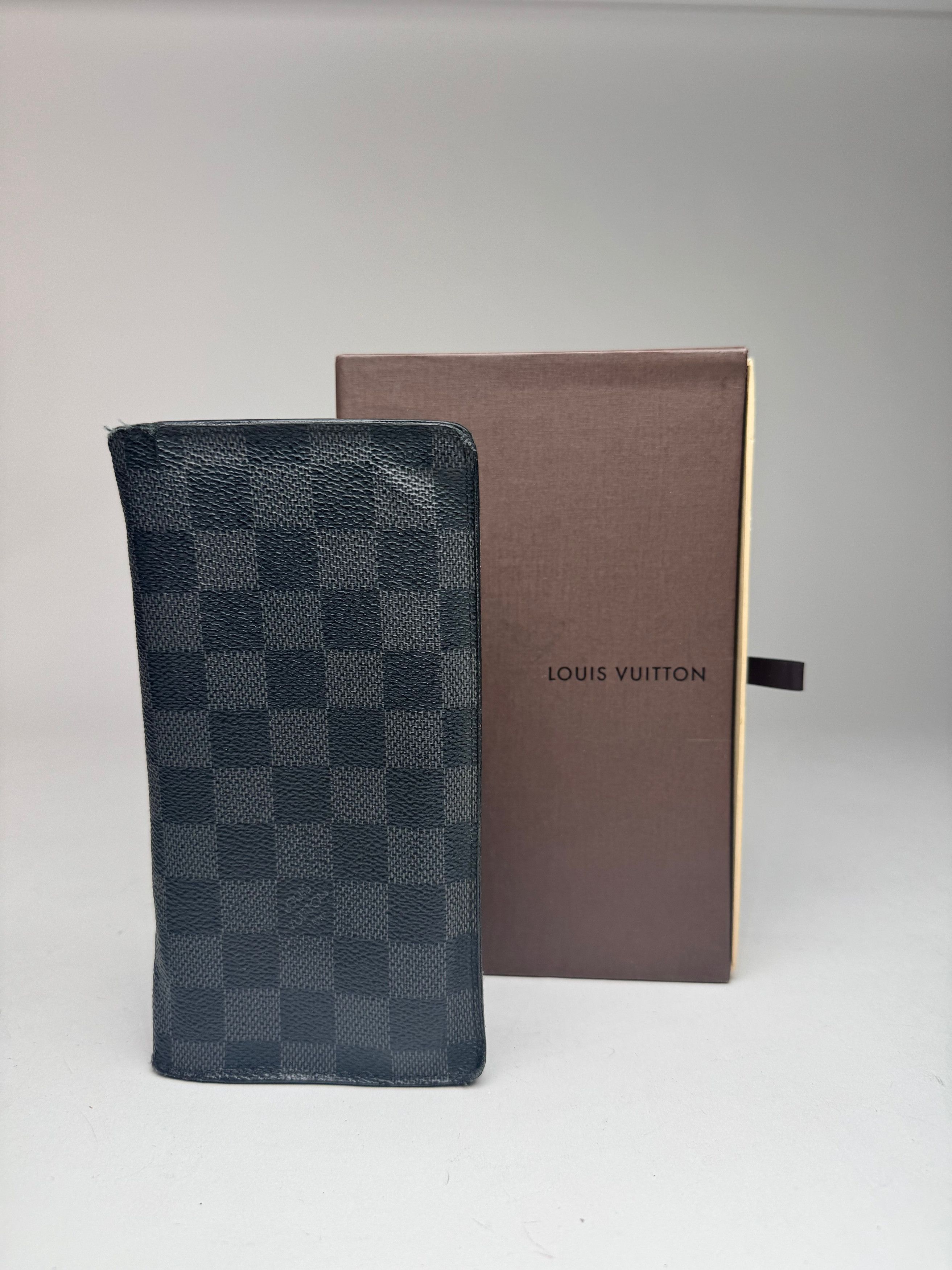 Louis Vuitton Vintage Damier Leather Card Holder / ID Holder black Size ONE SIZE - 11 Thumbnail