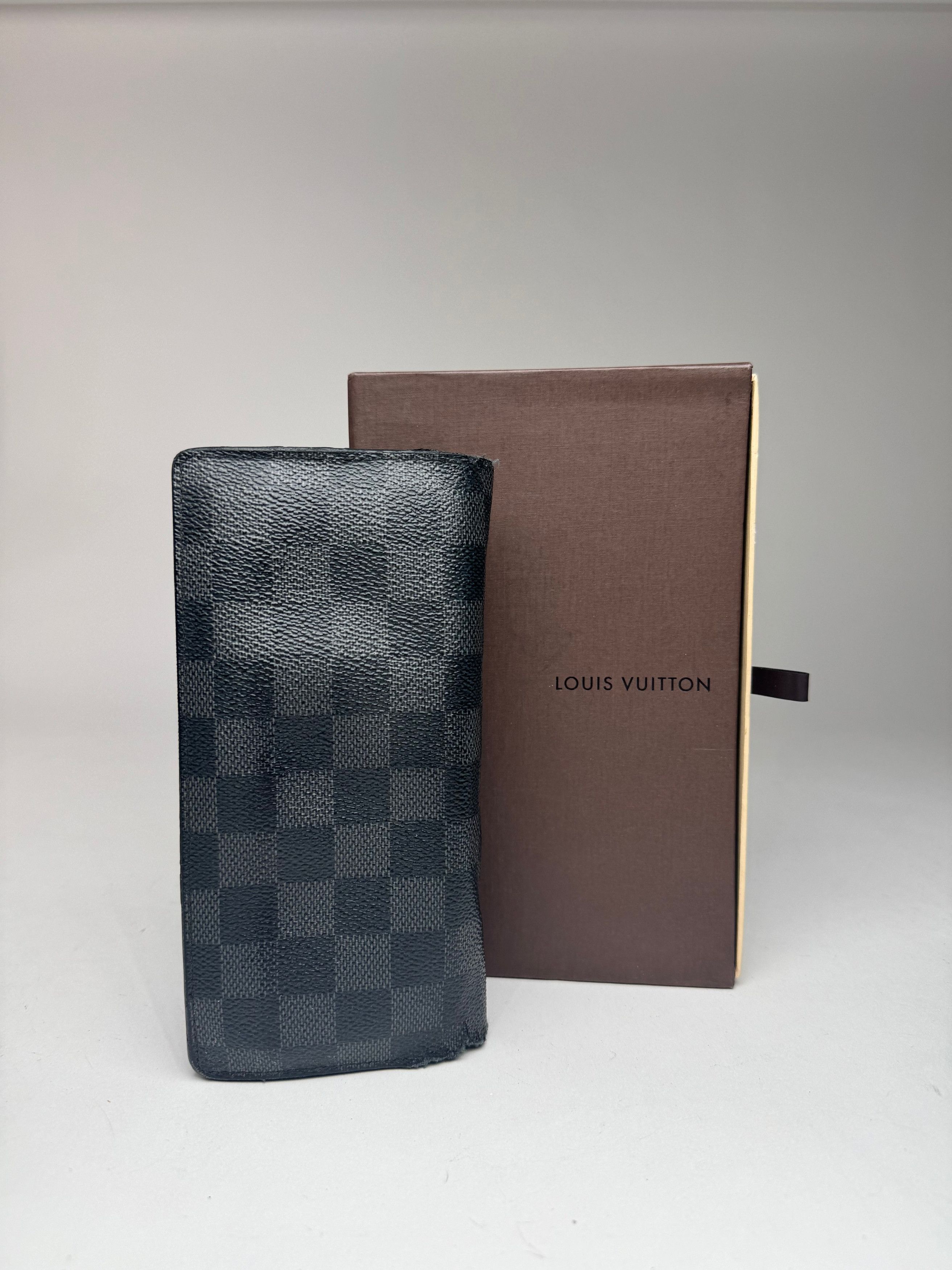 Louis Vuitton Vintage Damier Leather Card Holder / ID Holder black Size ONE SIZE - 3 Thumbnail