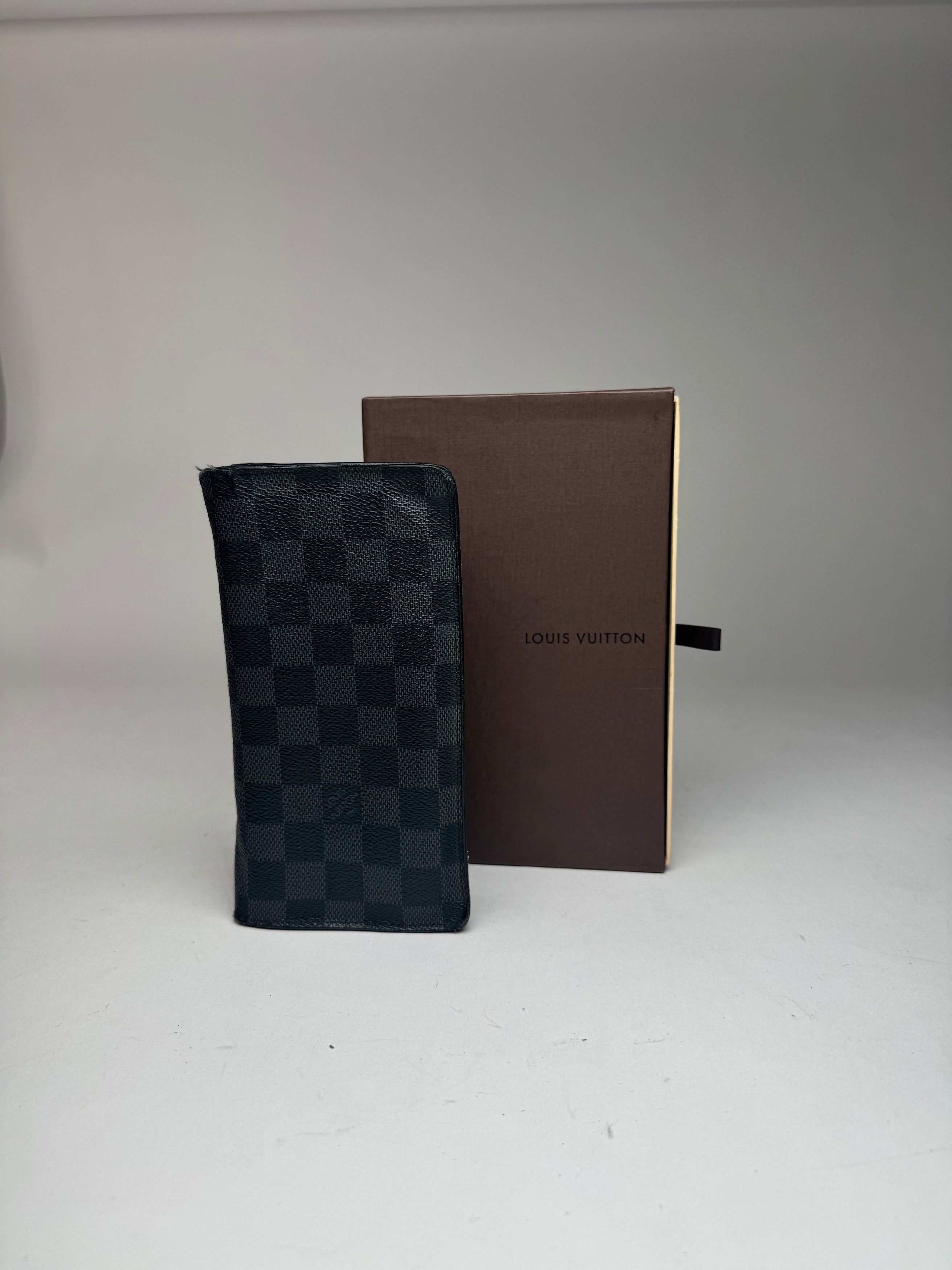Louis Vuitton Vintage Damier Leather Card Holder / ID Holder black Size ONE SIZE - 2 Thumbnail