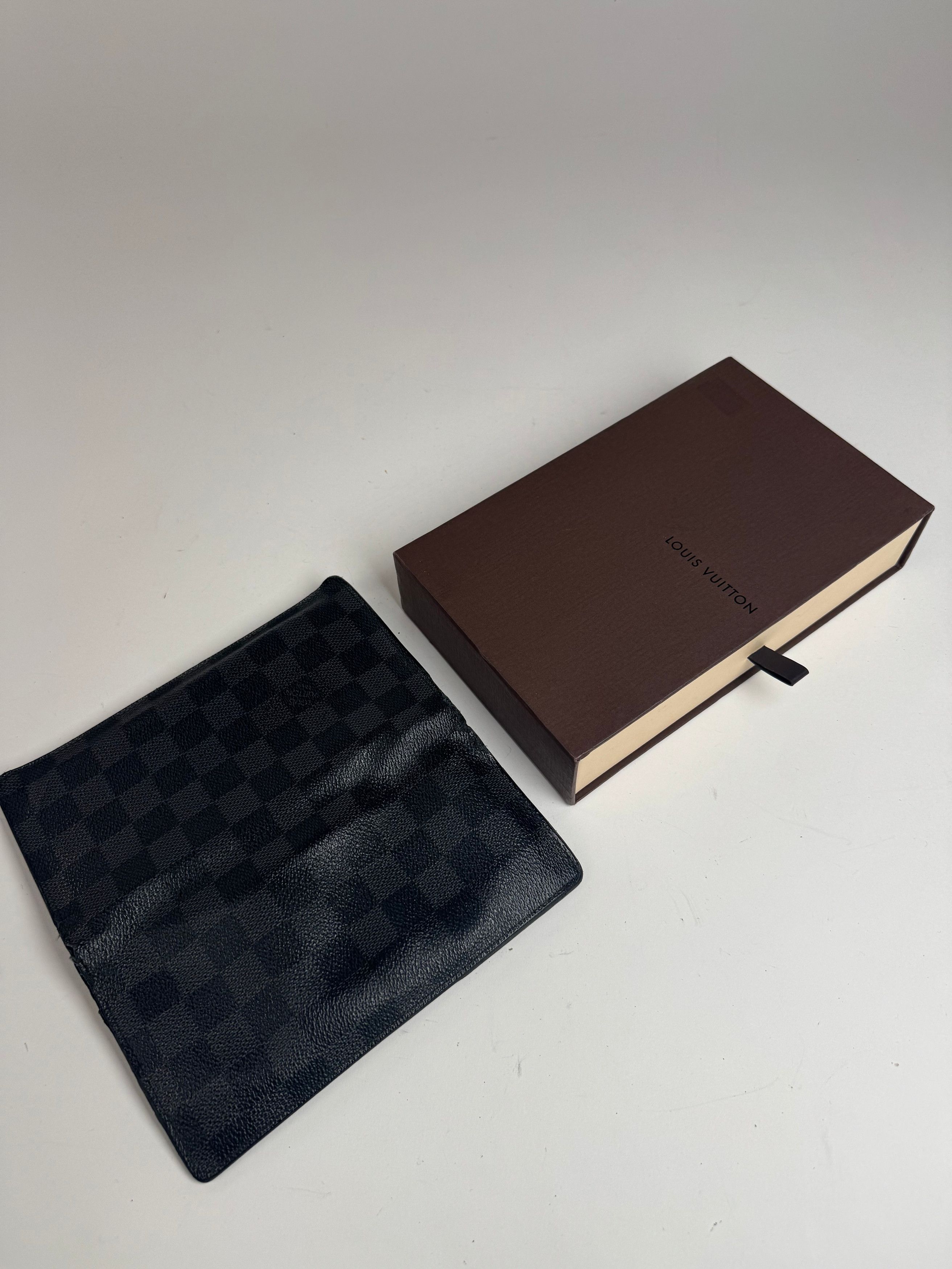 Louis Vuitton Vintage Damier Leather Card Holder / ID Holder black Size ONE SIZE - 7 Thumbnail
