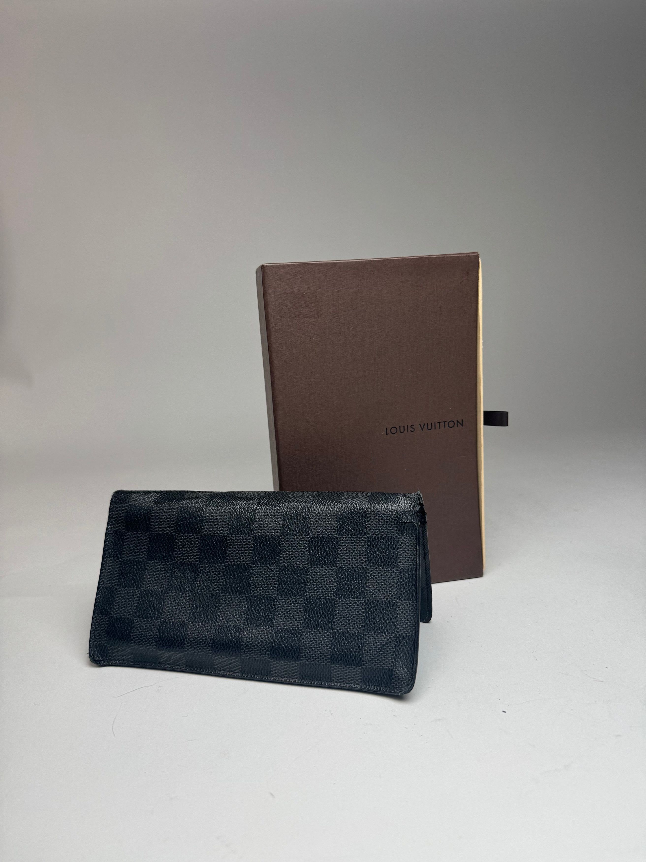 Louis Vuitton Vintage Damier Leather Card Holder / ID Holder black Size ONE SIZE - 10 Thumbnail
