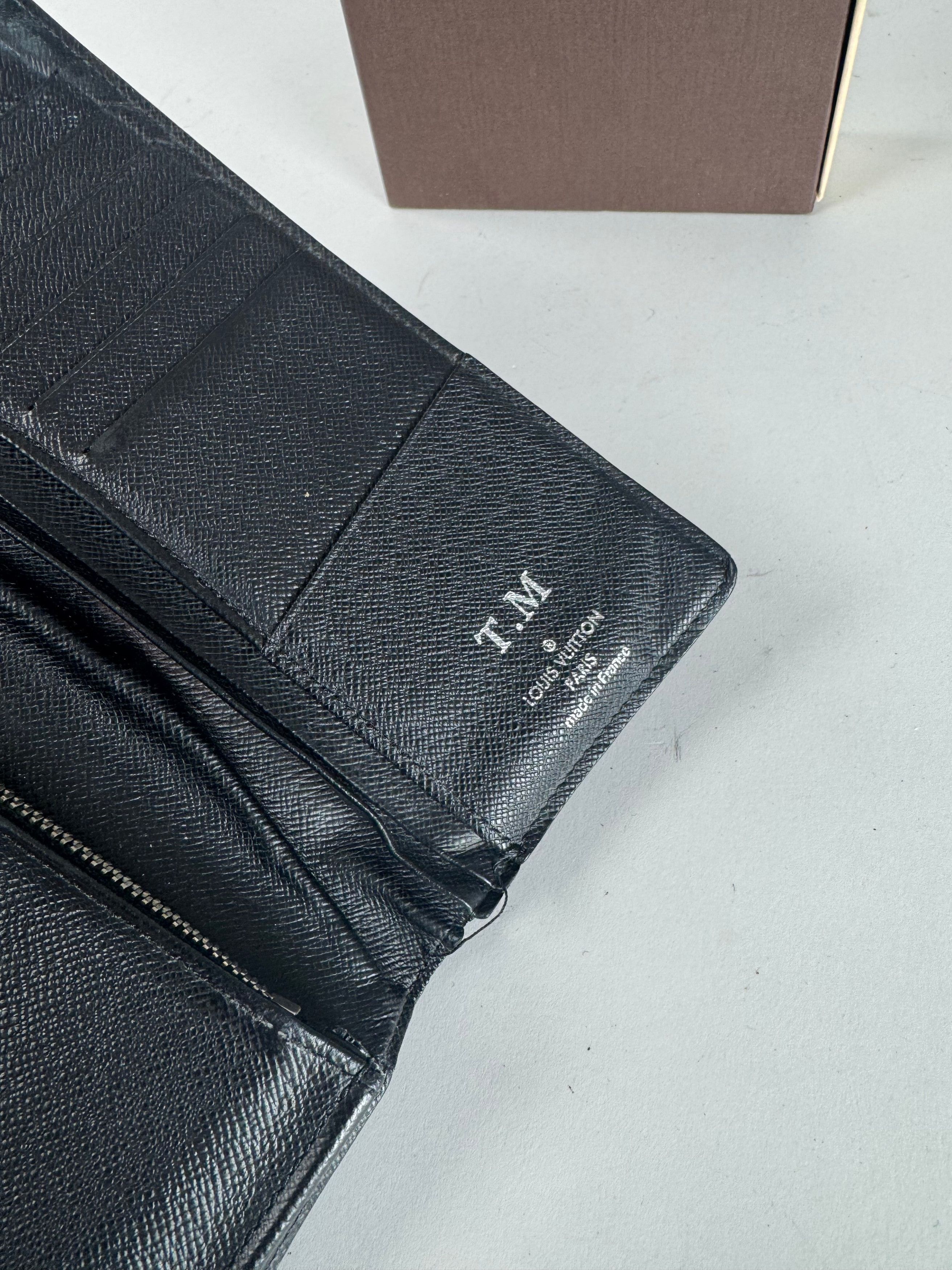 Louis Vuitton Vintage Damier Leather Card Holder / ID Holder black Size ONE SIZE - 5 Thumbnail