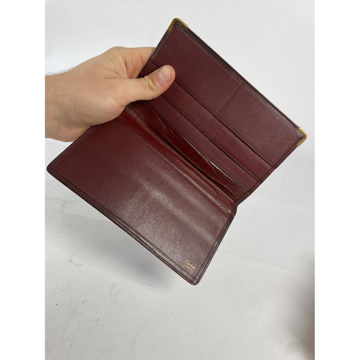 Cartier Burgundy Patent Leather Purse Size ONE SIZE - 4 Thumbnail