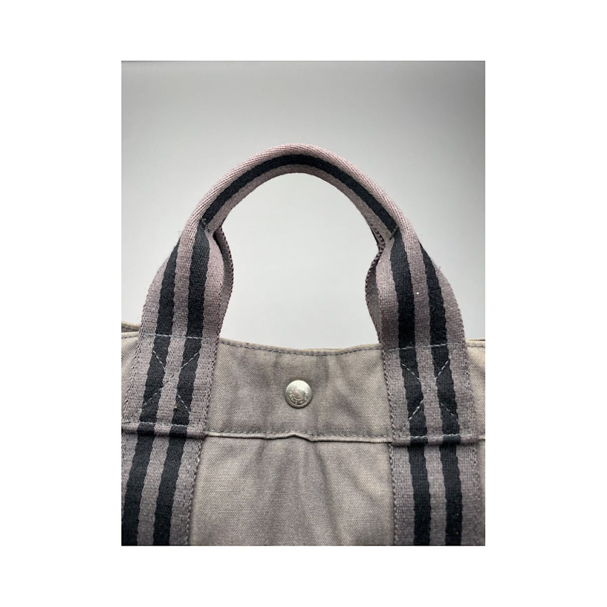 Other Hermès Grey Cotton Handbag Size ONE SIZE - 2 Thumbnail