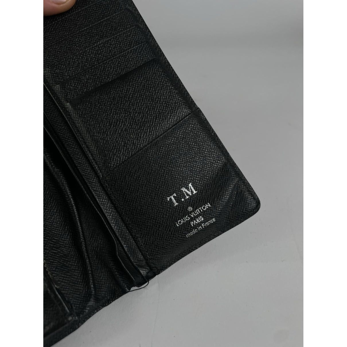 Louis Vuitton Black Leather Purse Size ONE SIZE - 5 Thumbnail