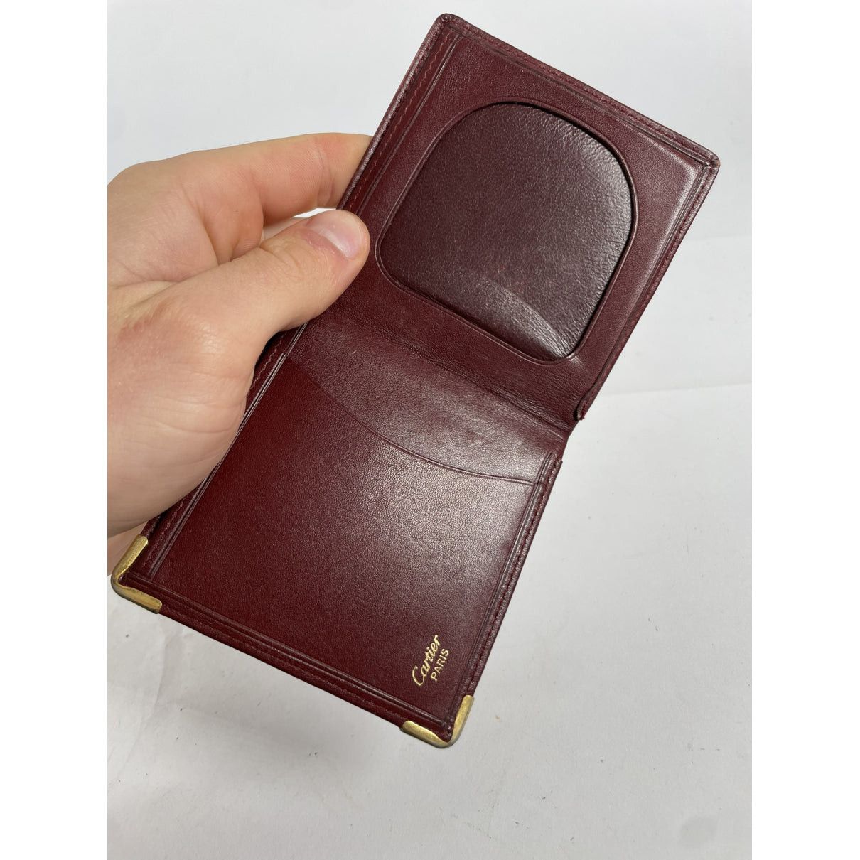 Cartier Burgundy Patent Leather Purse Size ONE SIZE - 2 Thumbnail