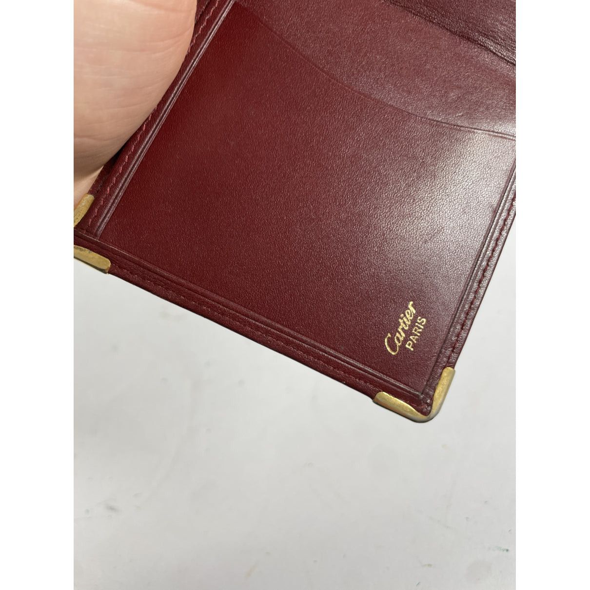 Cartier Burgundy Patent Leather Purse Size ONE SIZE - 3 Thumbnail