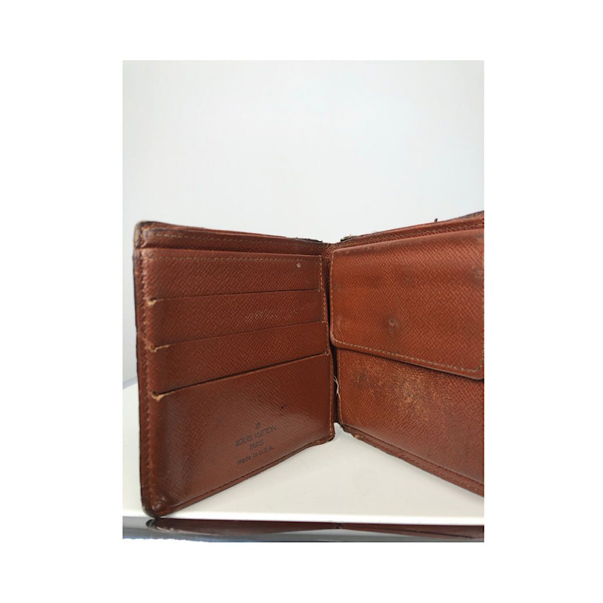 Louis Vuitton Brown Leather Purse Size ONE SIZE - 4 Thumbnail