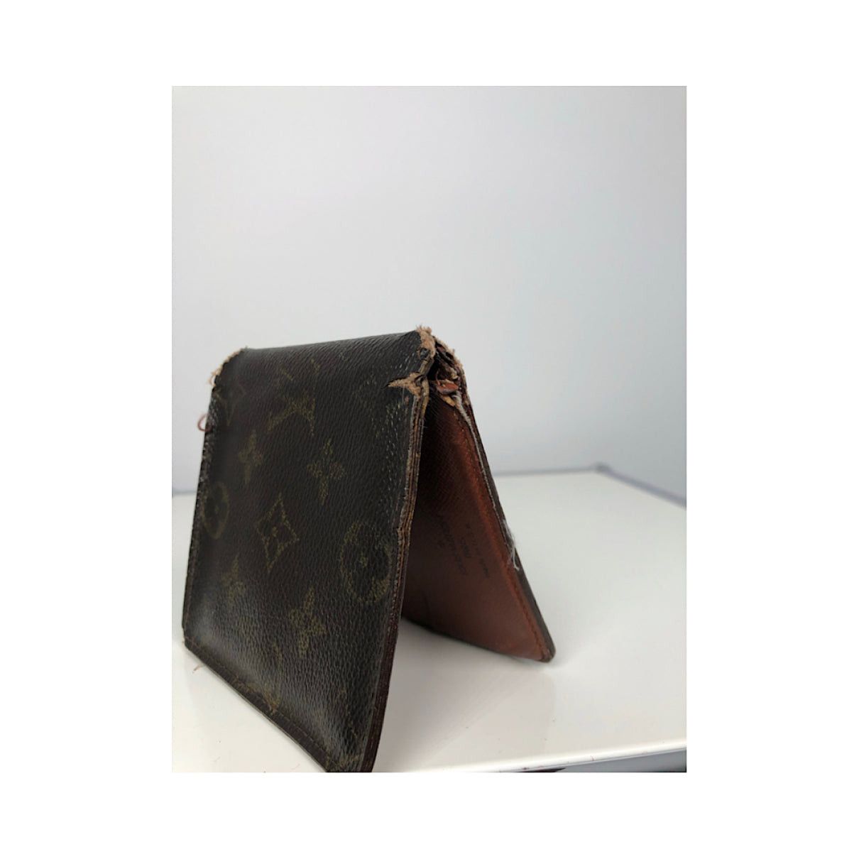 Louis Vuitton Brown Leather Purse Size ONE SIZE - 5 Thumbnail