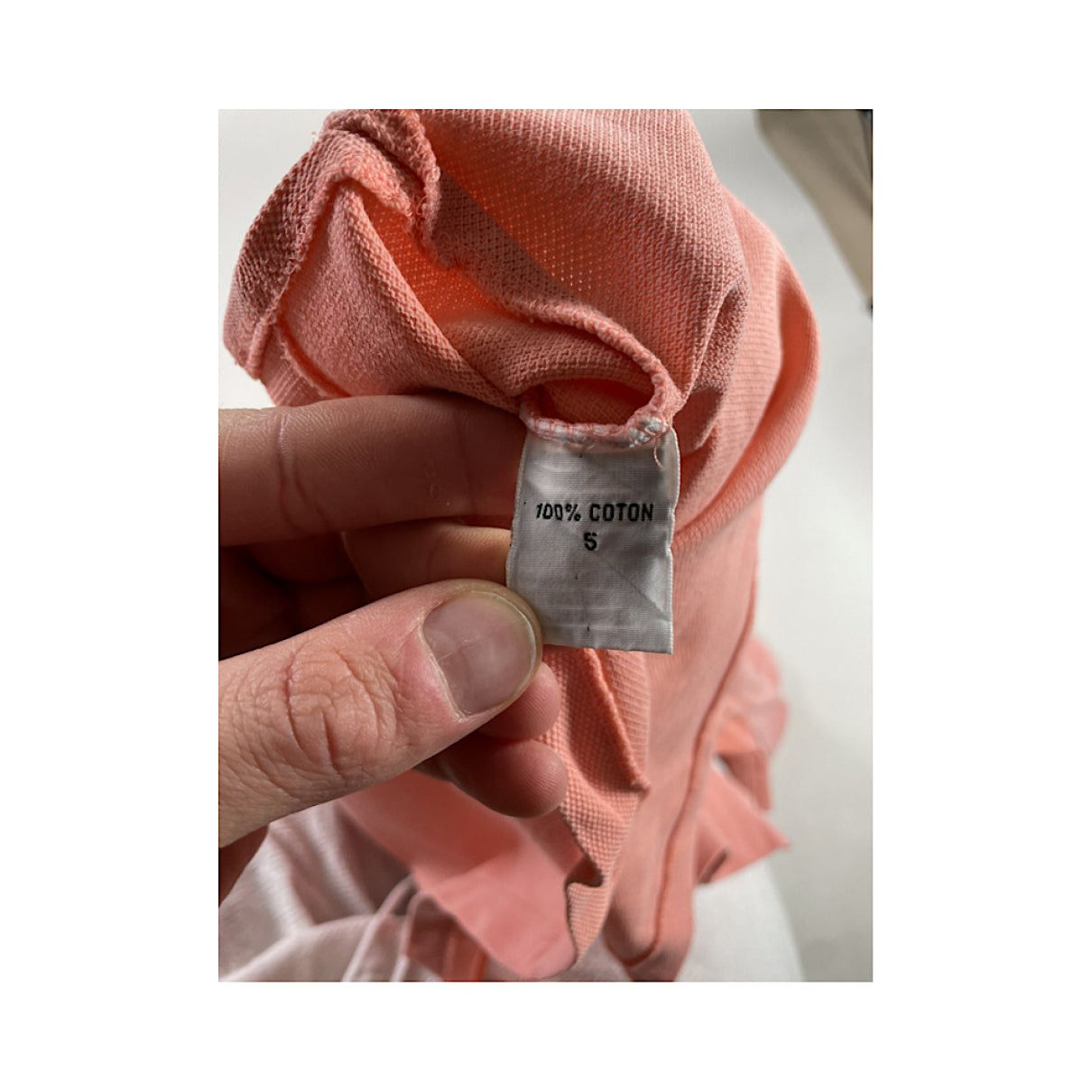 Yves Saint Laurent Pink Cotton Polo Shirt Size L / US 10 / IT 46 - 5 Thumbnail