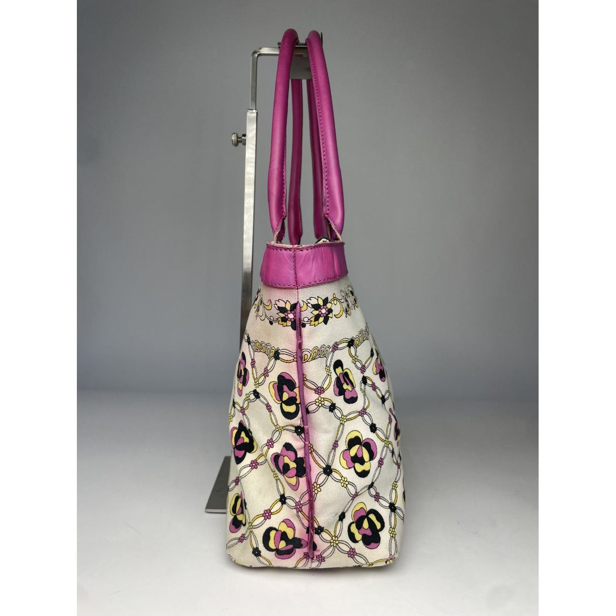 Emilio Pucci Purple Cotton Handbag Size ONE SIZE - 5 Thumbnail