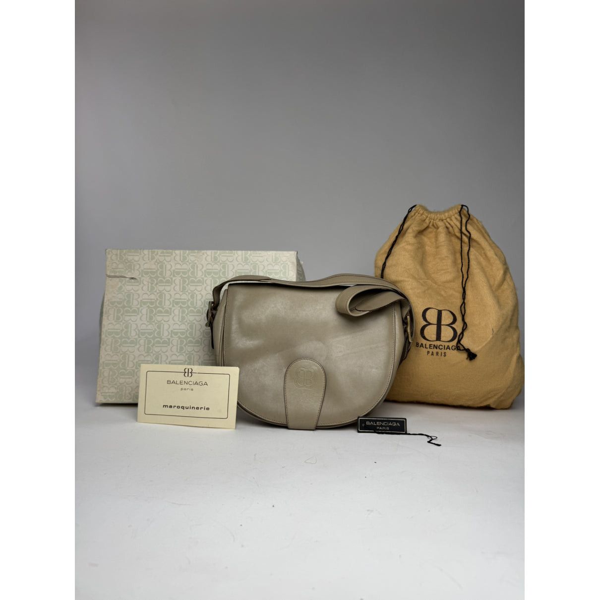 Balenciaga City Beige Leather Handbag Size ONE SIZE - 3 Thumbnail