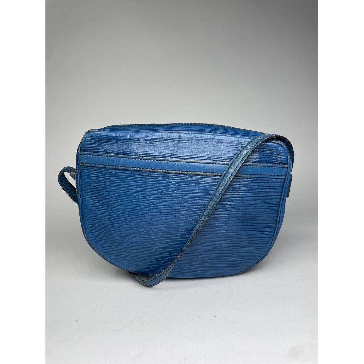 Louis Vuitton Cluny Vintage Blue Leather Handbag Size ONE SIZE - 5 Thumbnail