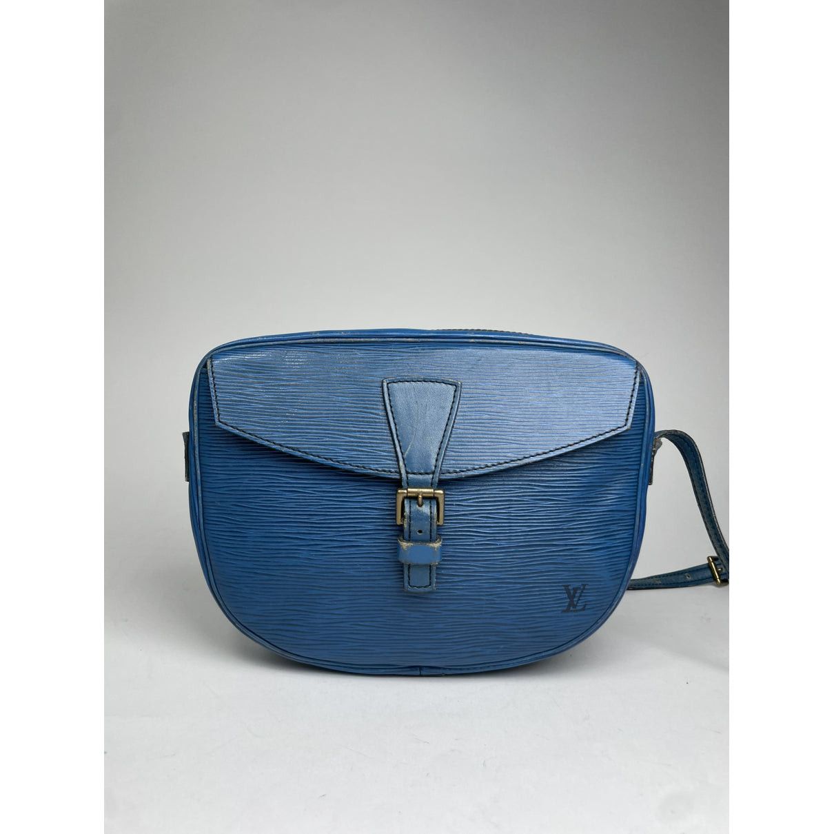 Louis Vuitton Cluny Vintage Blue Leather Handbag Size ONE SIZE - 3 Thumbnail