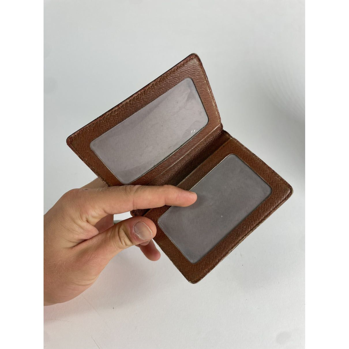 Louis Vuitton Brown Leather Purse Size ONE SIZE - 3 Thumbnail