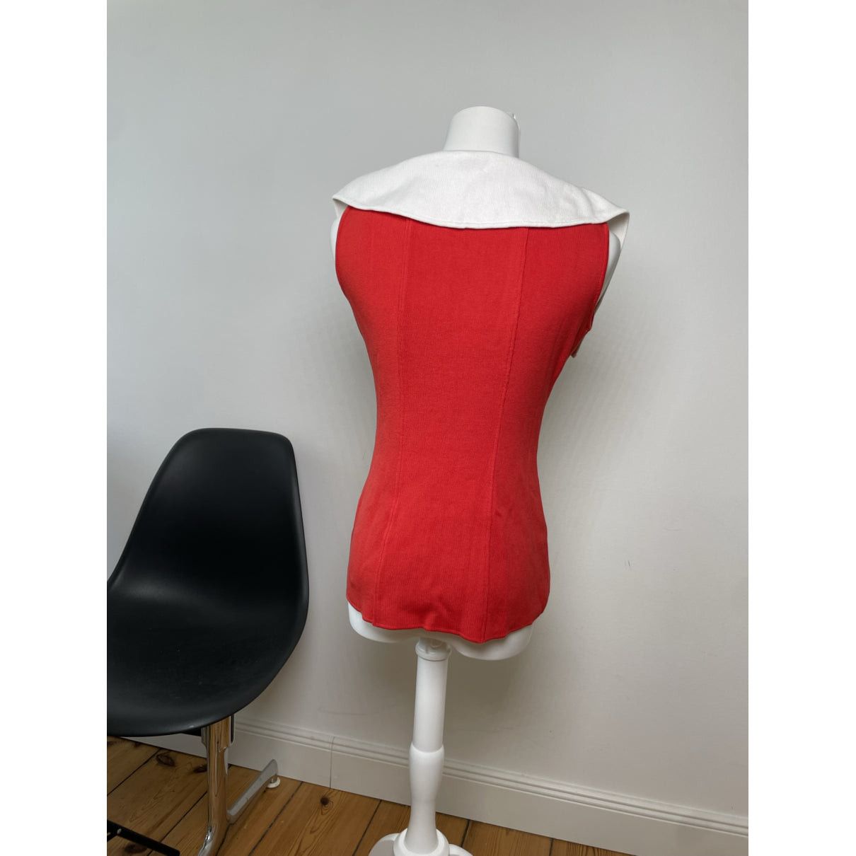 Dior Red Cotton Top Size M / US 6-8 / IT 42-44 - 4 Thumbnail