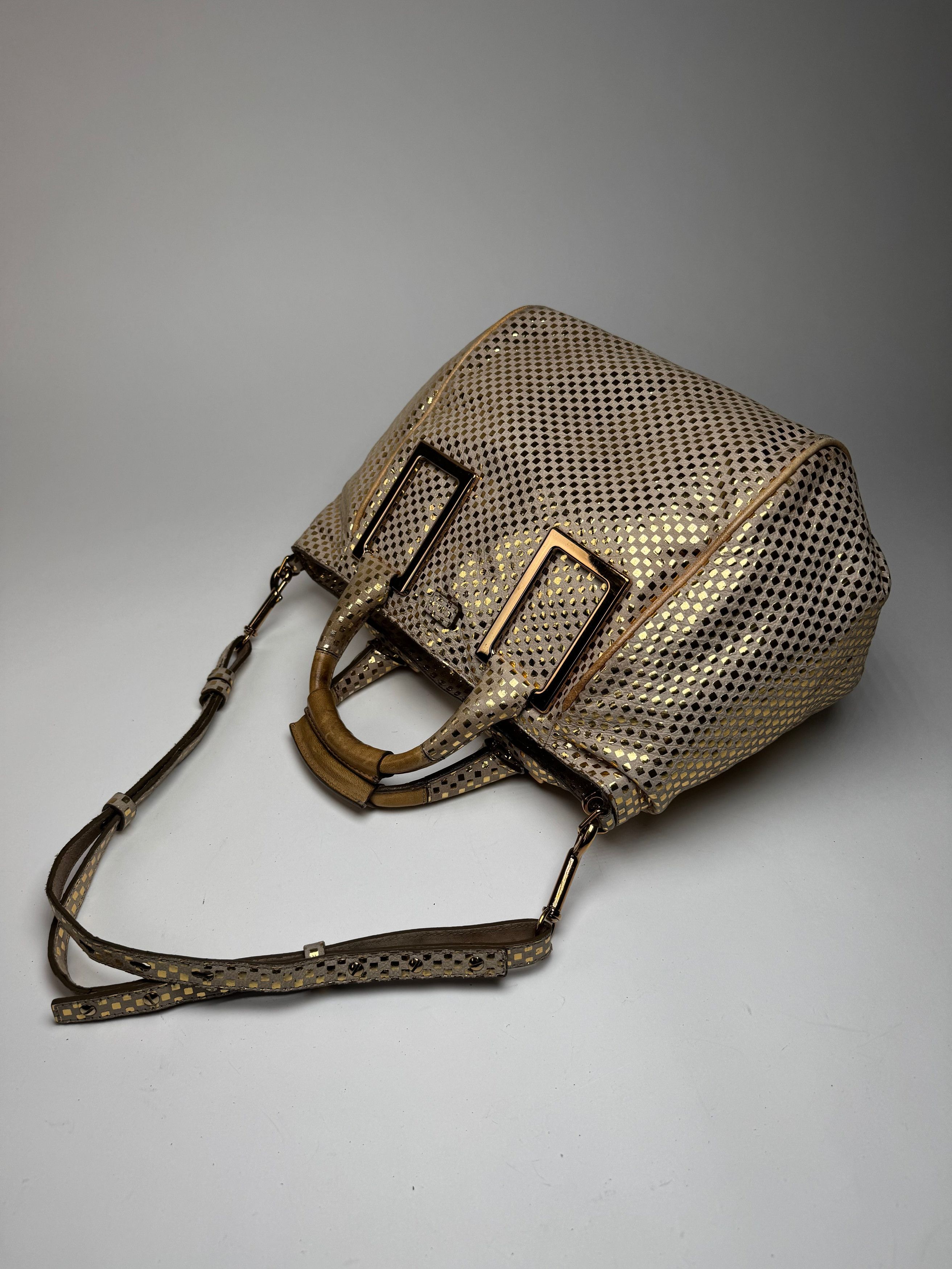 Chloe Vintage 2-Way Leather Bag golden Size ONE SIZE - 8 Thumbnail