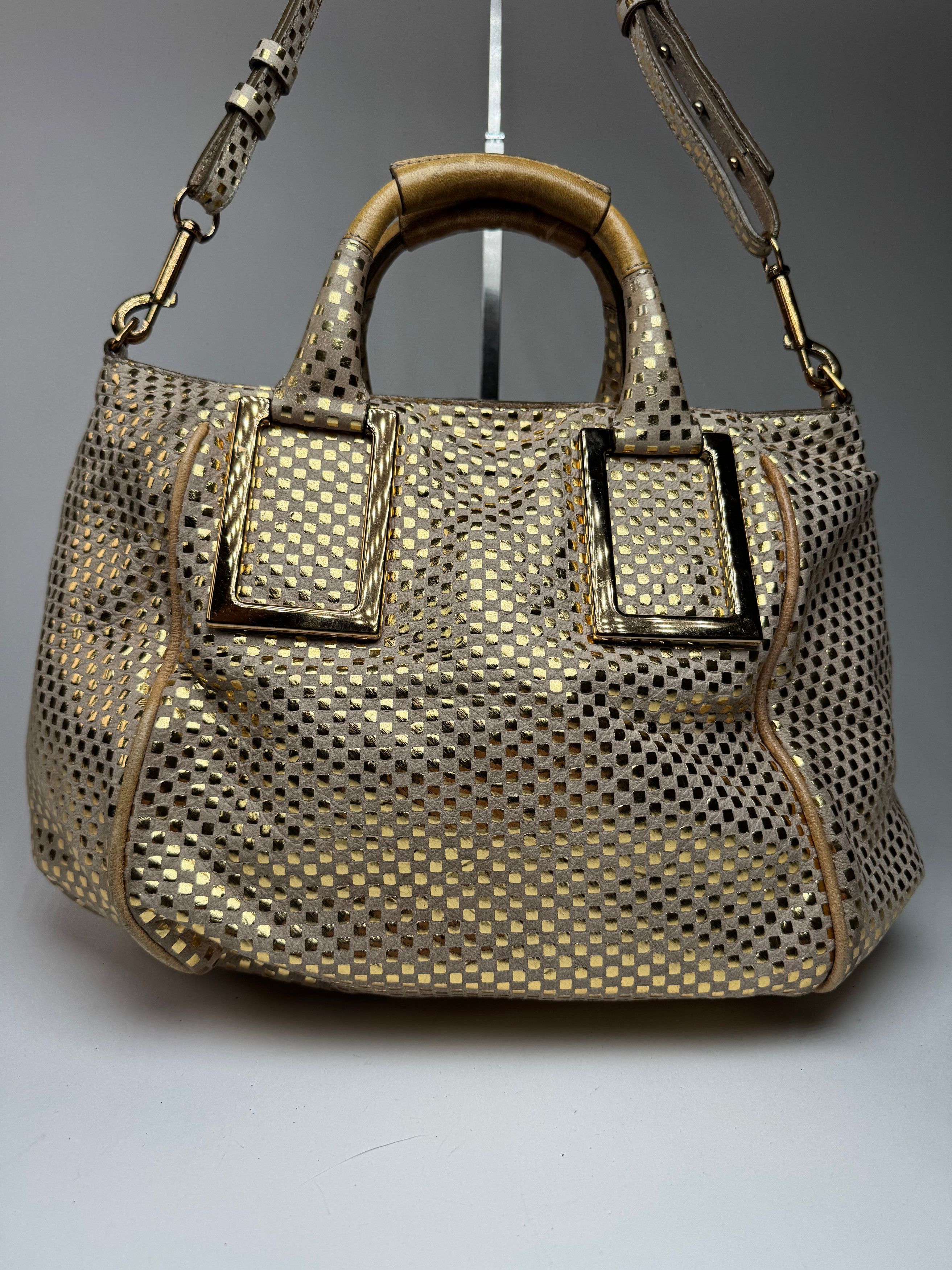 Chloe Vintage 2-Way Leather Bag golden Size ONE SIZE - 11 Thumbnail