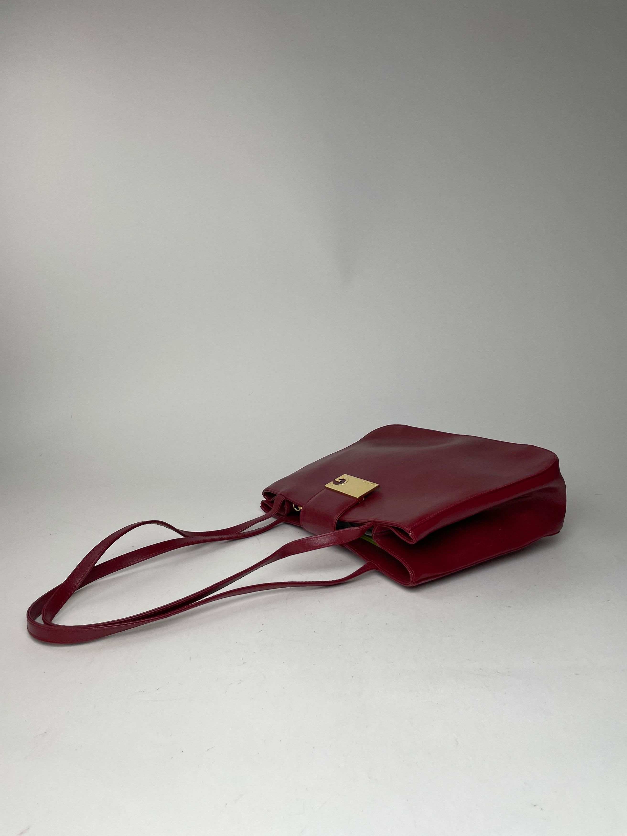 Givenchy Vintage Whip Leather Shopper Bag Red Size ONE SIZE - 5 Thumbnail