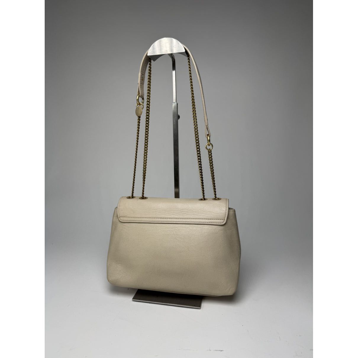 Chloe Chloé Beige Leather Handbag Size ONE SIZE - 5 Thumbnail