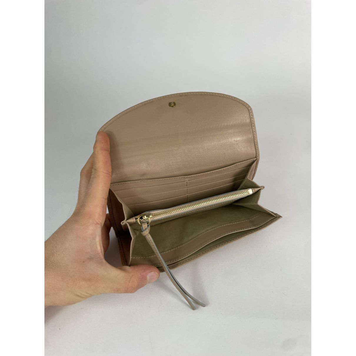 Chloe Chloé Marcie Pink Leather Wallet Size ONE SIZE - 3 Thumbnail