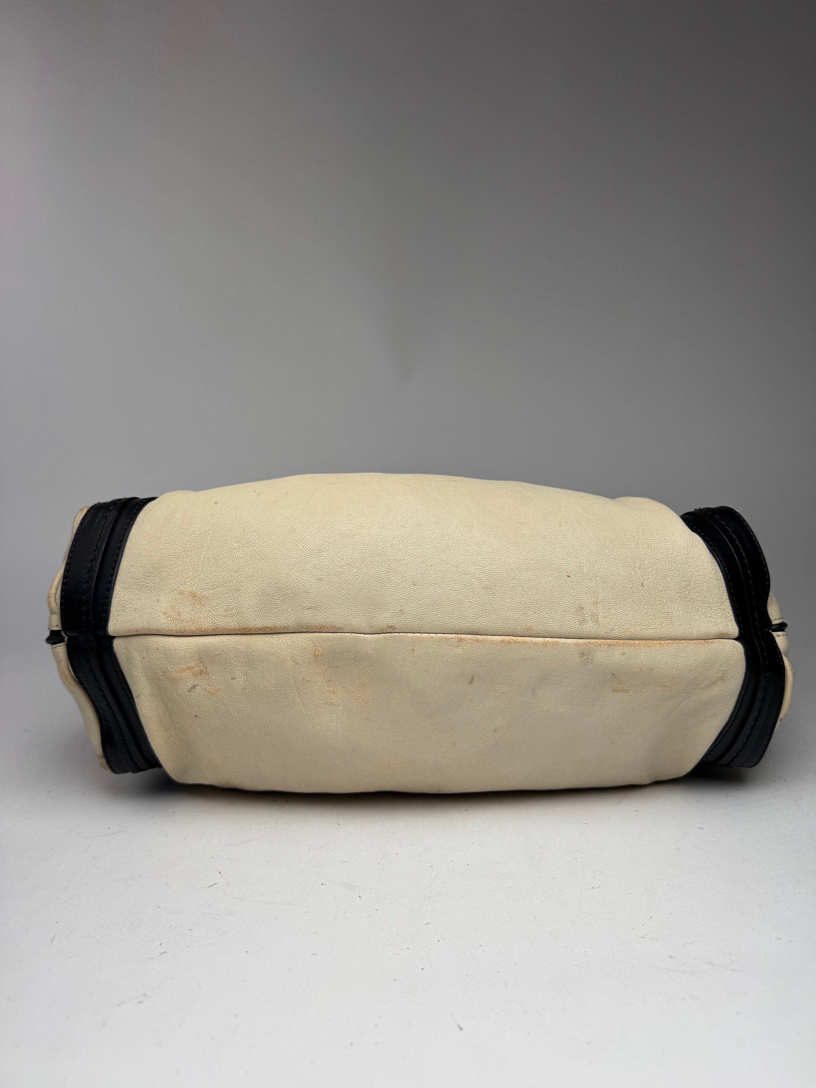 Chloe Vintage Alison leather Shopper Bag beige black Size ONE SIZE - 11 Thumbnail