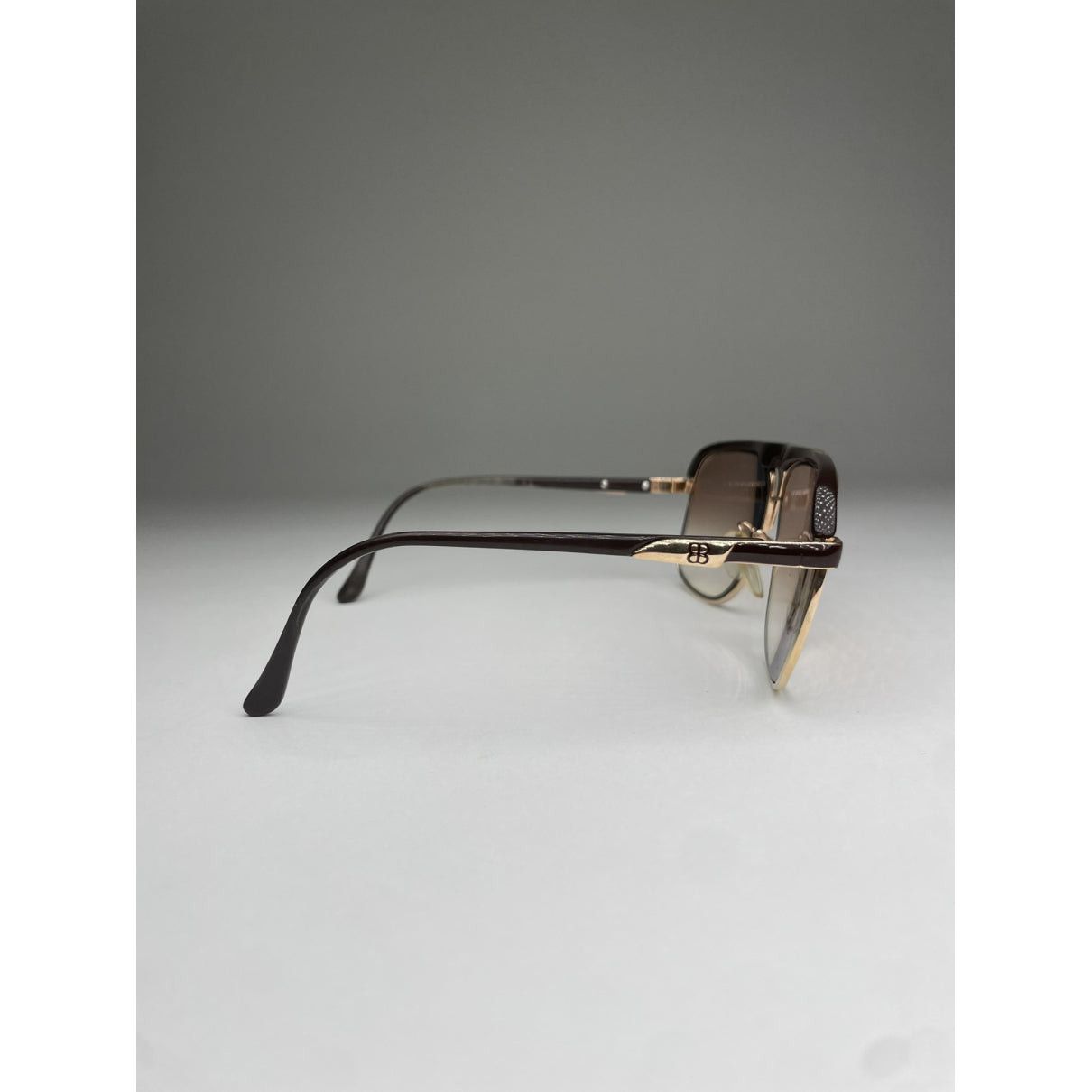Balenciaga Black Metal Sunglasses Size ONE SIZE - 3 Thumbnail