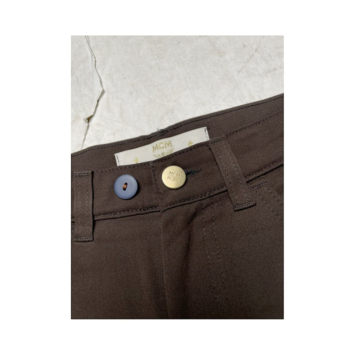 MCM Brown Polyester Trouser Size 30" / US 8 / IT 44 - 4 Thumbnail