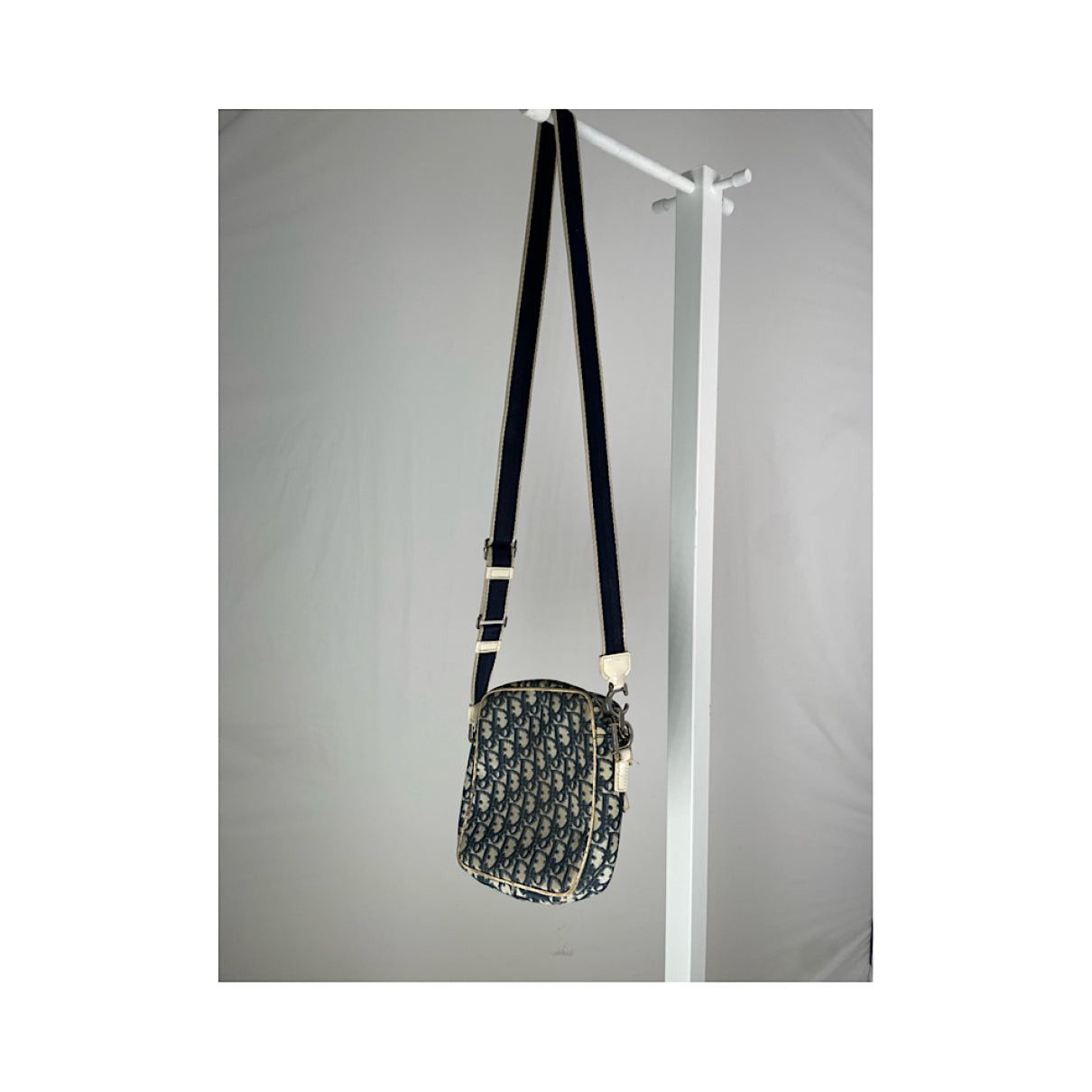 Dior Saddle vintage Classic Blue Cotton Handbag Size ONE SIZE - 3 Thumbnail