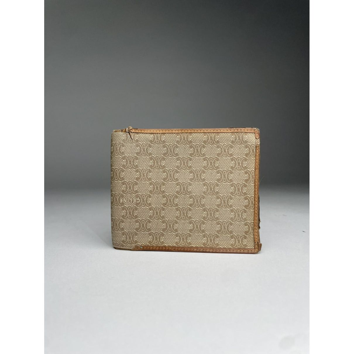 Celine Beige Leather Purse Size ONE SIZE - 2 Thumbnail
