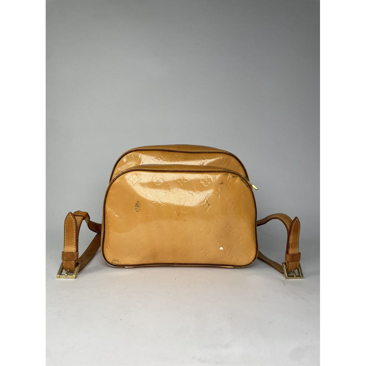 Louis Vuitton Orange Leather Backpack Size ONE SIZE - 2 Thumbnail