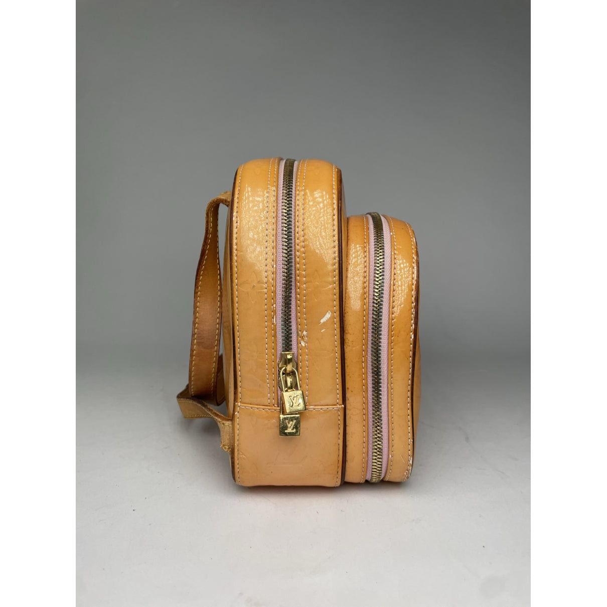 Louis Vuitton Orange Leather Backpack Size ONE SIZE - 3 Thumbnail