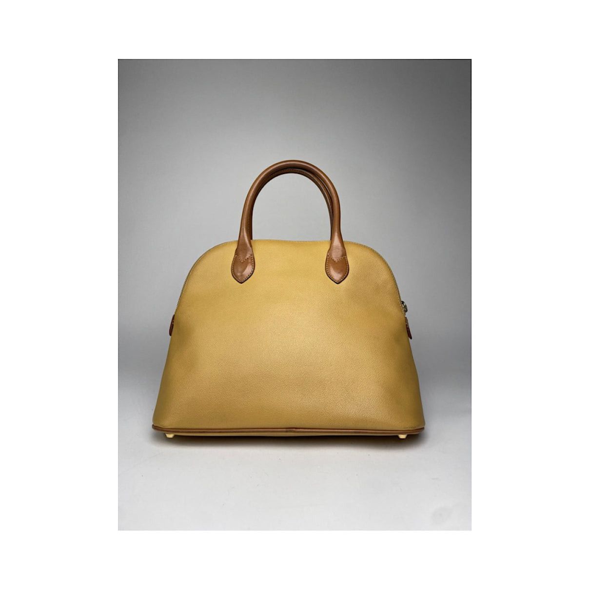 Trussardi Yellow Leather Handbag Size ONE SIZE - 3 Thumbnail