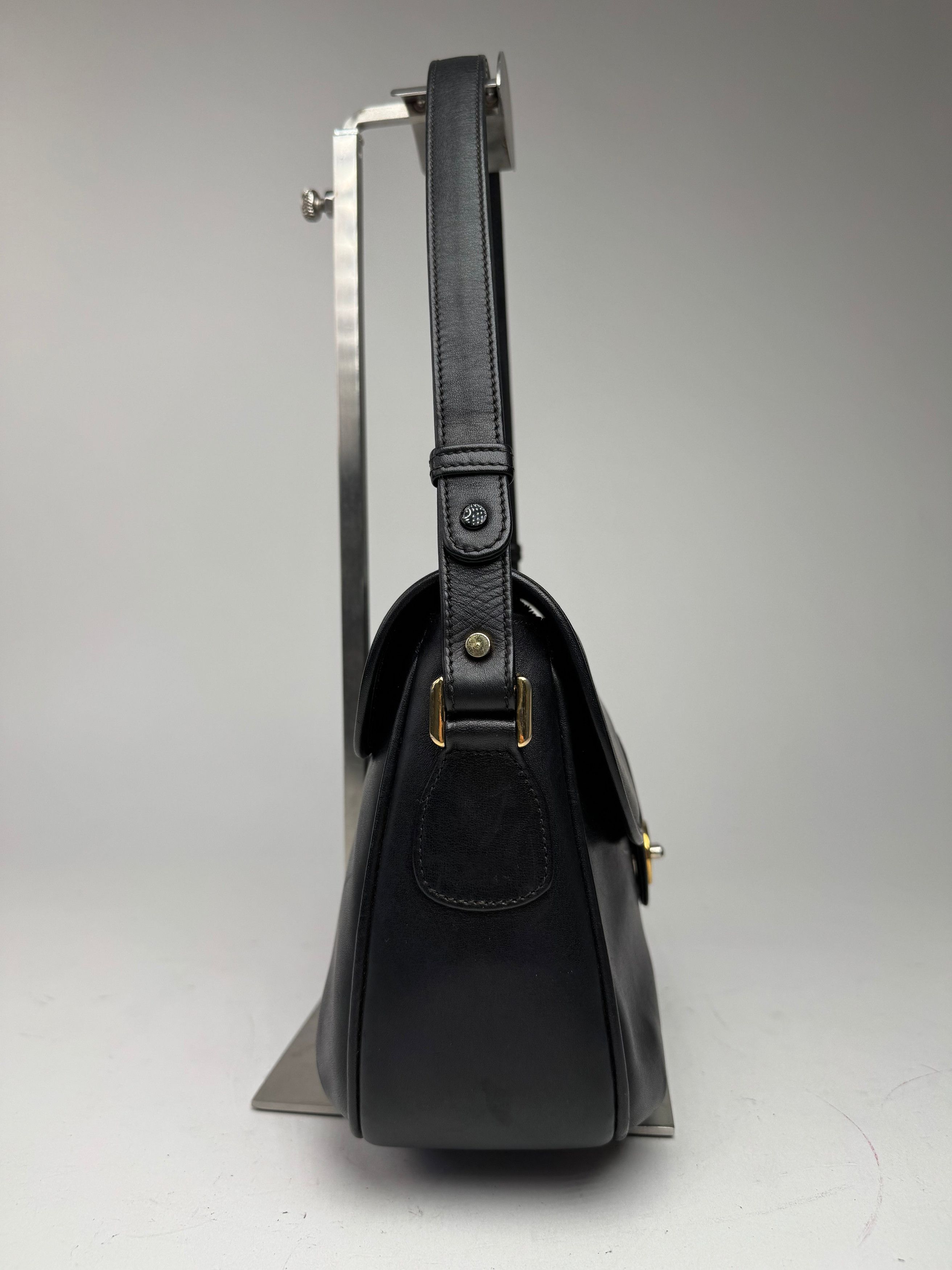 Gucci Vintage 2 Way Leather bag black Size ONE SIZE - 5 Thumbnail