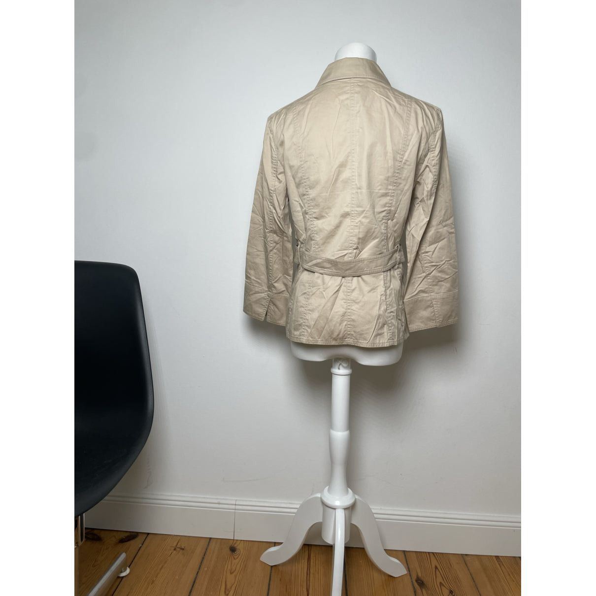 Burberry Kensington Beige Cotton Trench Coat Size L / US 10 / IT 46 - 3 Thumbnail