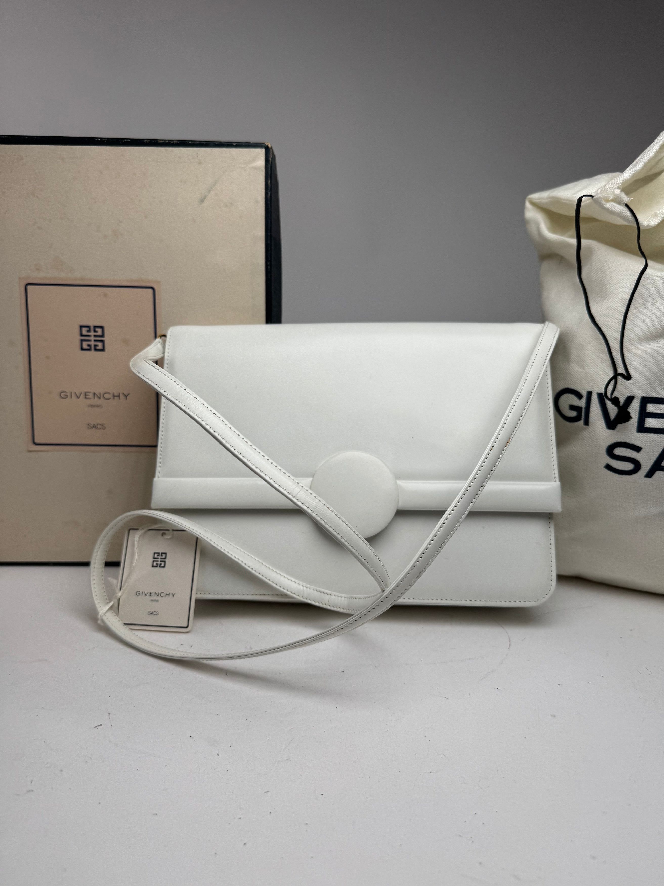 Givenchy Vintage 4G Bag Leather White Size ONE SIZE - 17 Thumbnail