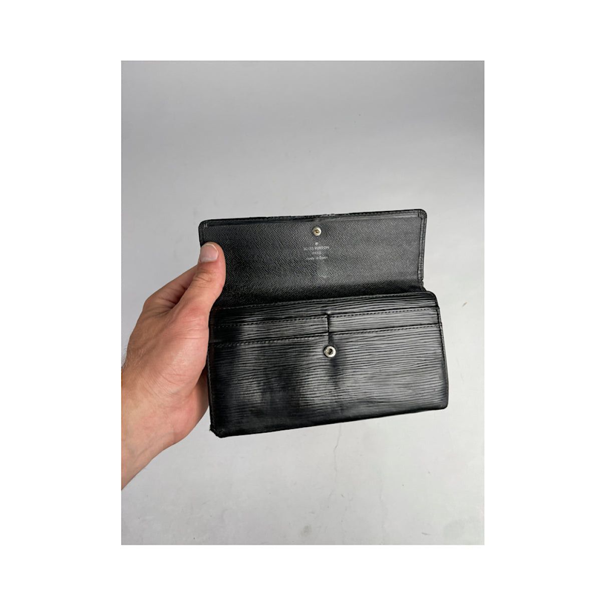 Louis Vuitton Louise Black Leather Wallet Size ONE SIZE - 4 Thumbnail
