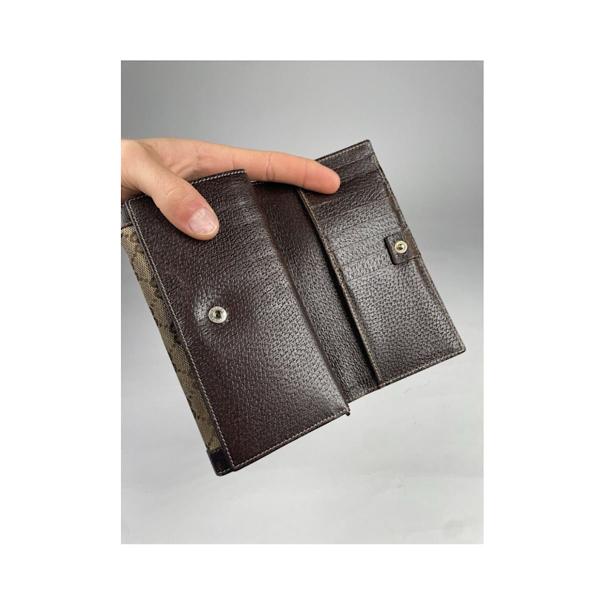 Gucci GG Blooms Beige Cotton Wallet Size ONE SIZE - 2 Thumbnail