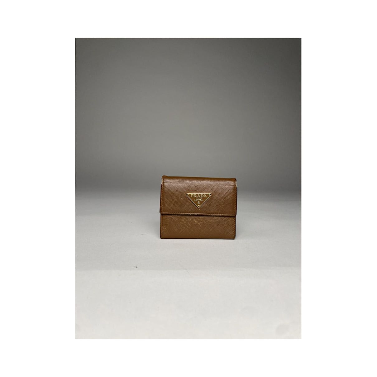 Prada Brown Leather Purse Size ONE SIZE - 2 Thumbnail