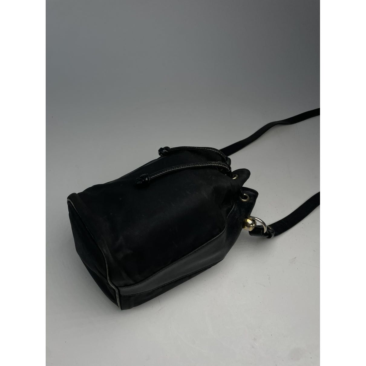 Lanvin Black Leather Handbag Size ONE SIZE - 4 Thumbnail